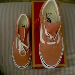 Vans Old Skool Rose Dawn and True White Sneakers